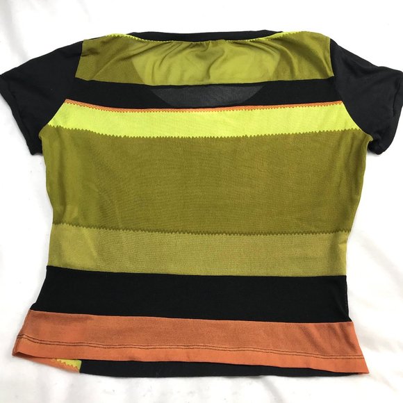 Pianurastudio Made in Italy Vintage Mesh Crop top - Picture 4 of 7